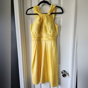 Yellow Stunning Cocktail Dress